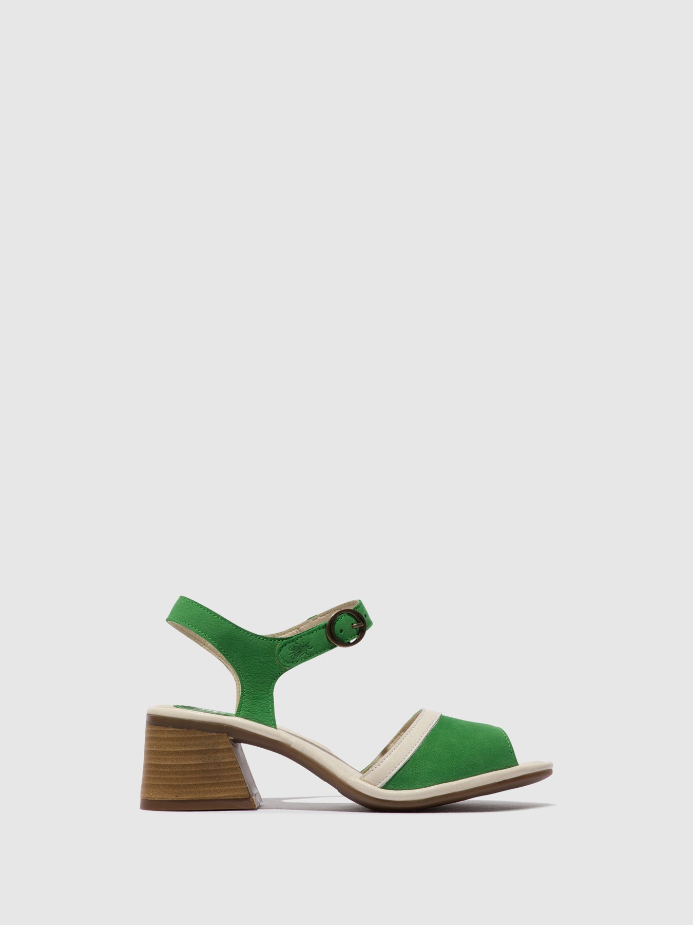 Fly London Ankle Strap Sandals Women's Sandals Light Green/Offwhite | 137084GTZ