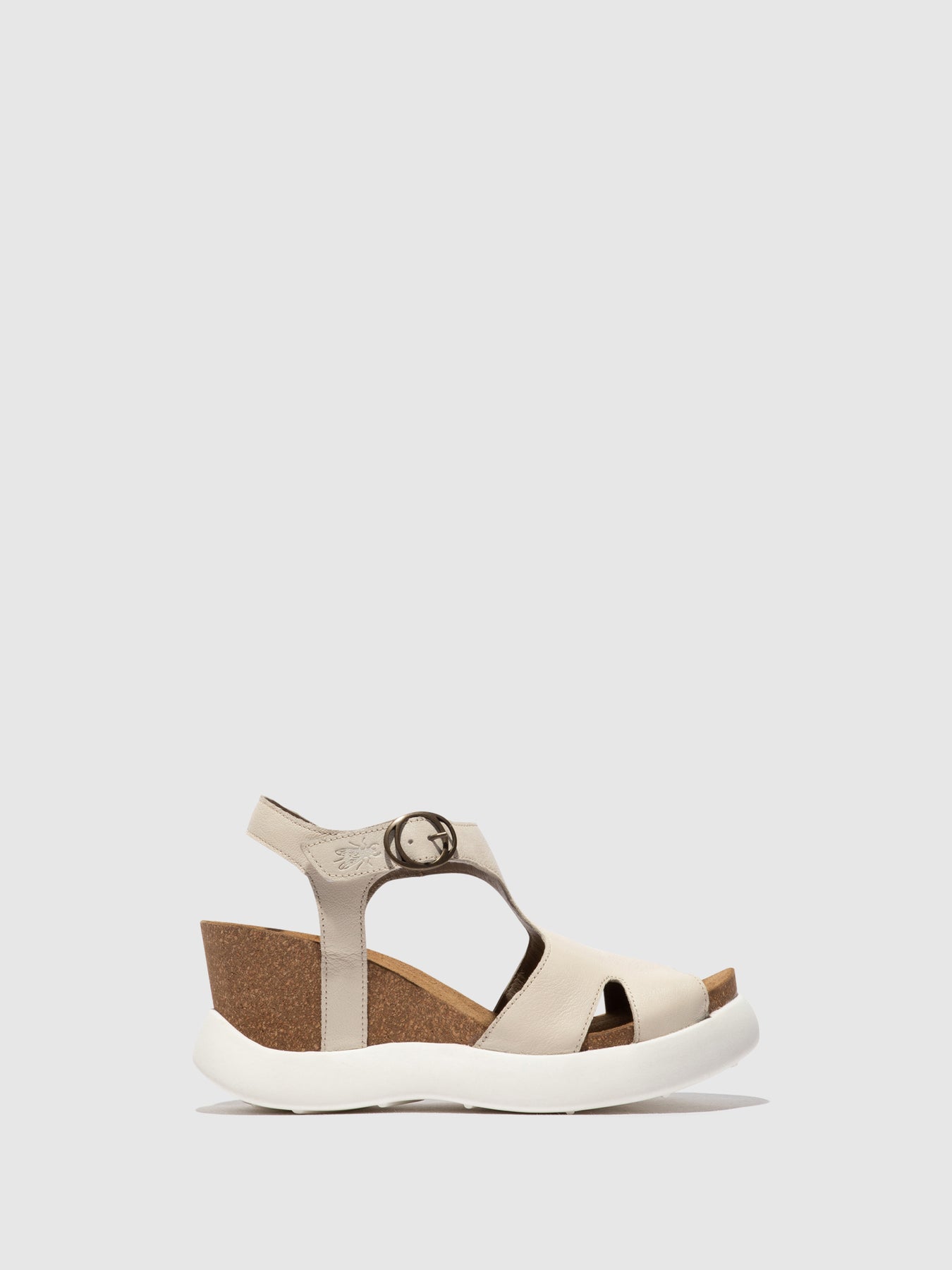 Fly London Buckle Sandals Women's Sandals Offwhite | 210593TQD