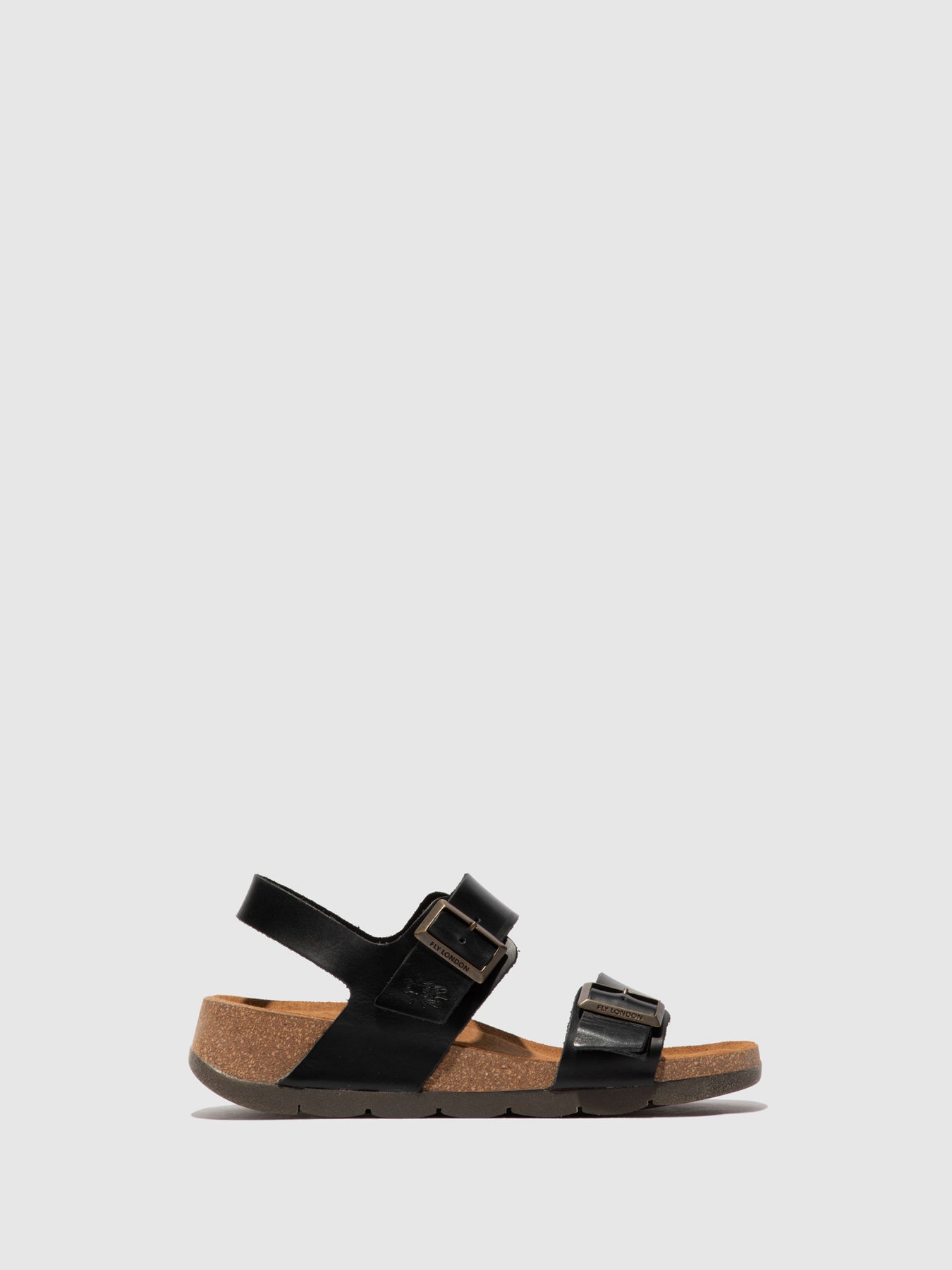 Fly London Buckle Sandals Women's Sandals Bridle Black | 428507BRE