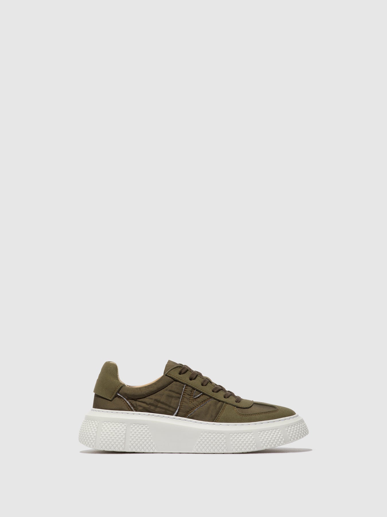 Fly London Lace-up Men's Sneakers Khaki | 304816TZU