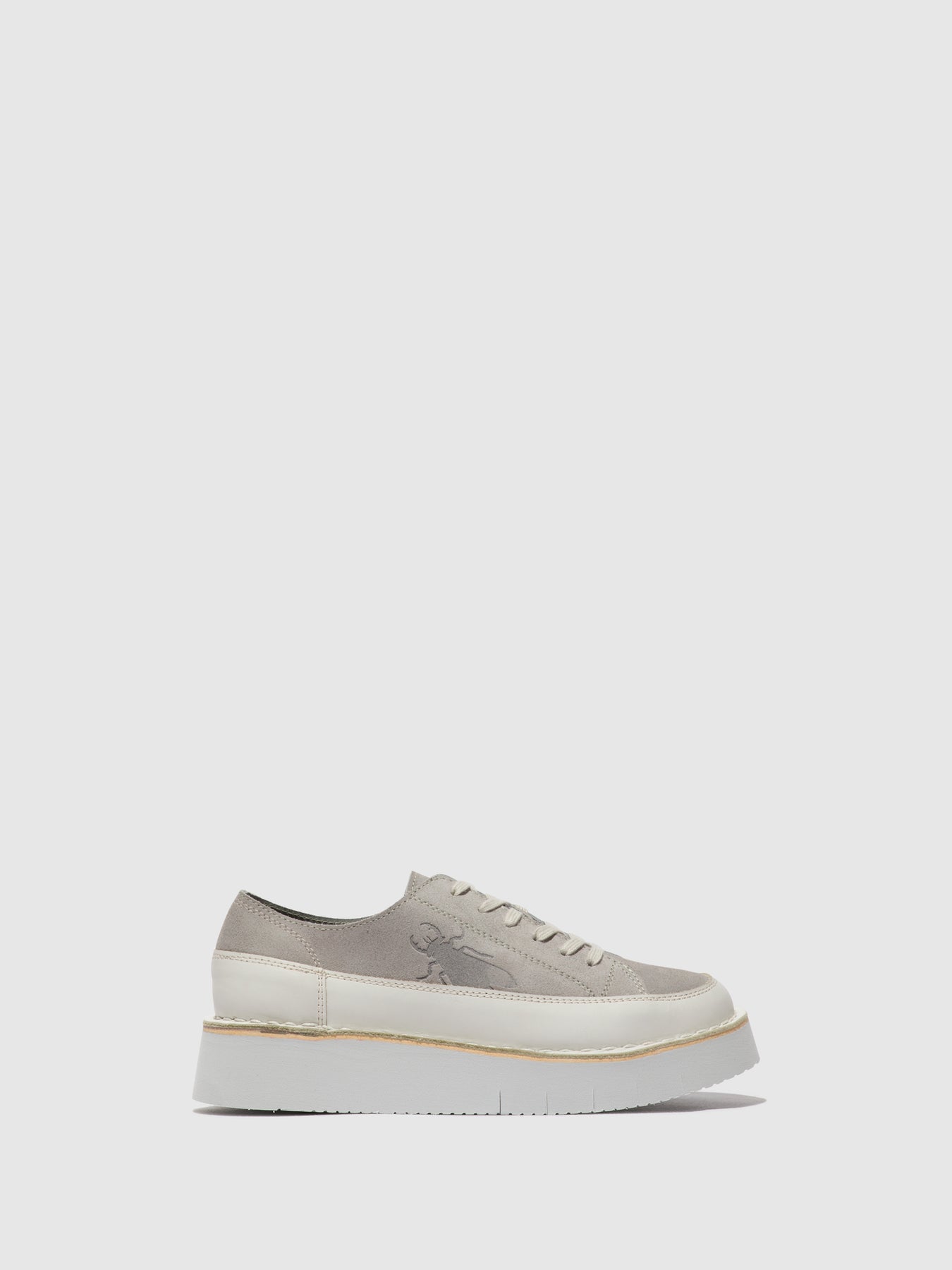 Fly London Lace-up Men's Sneakers Offwhite/Cloud | 072958ADE