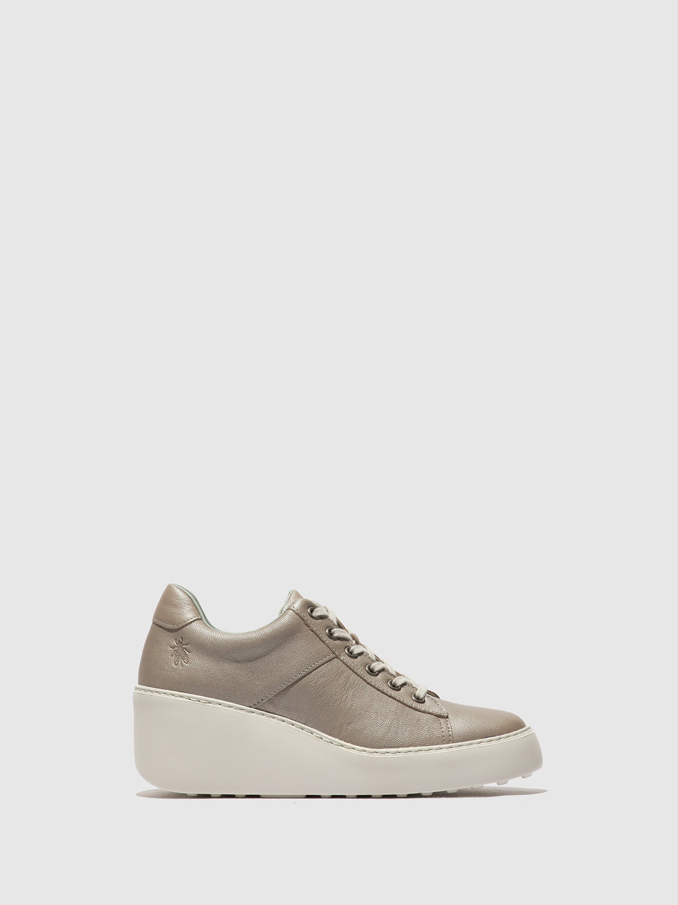 Fly London Lace-up Women's Sneakers Silver | 509683OVQ