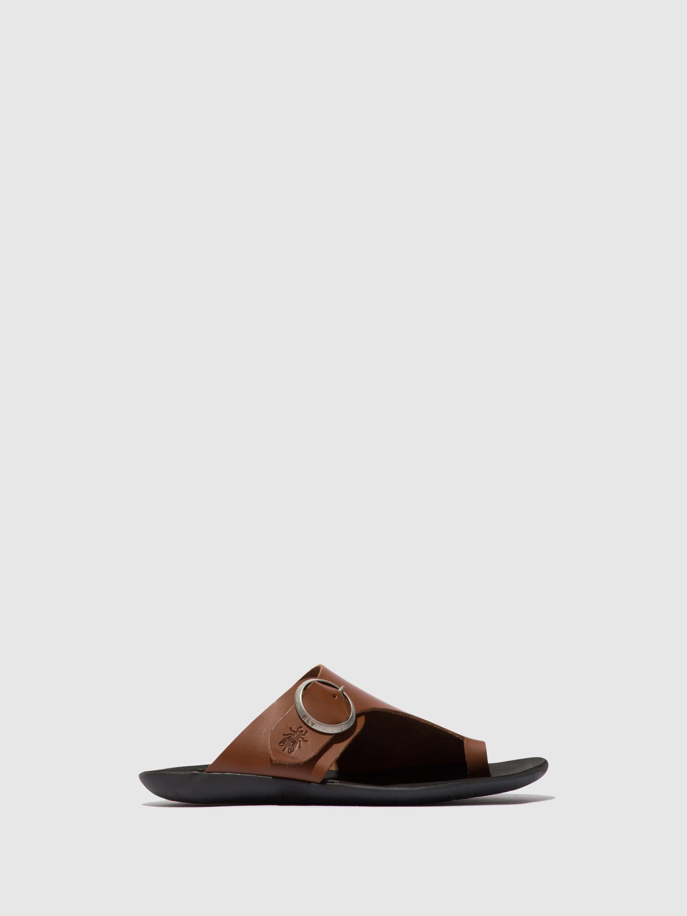 Fly London Open Toe Women's Mules Cognac | 706285QOM