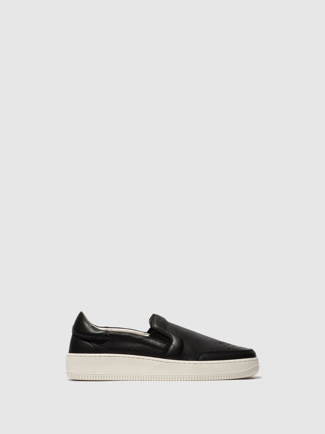 Fly London Slip-on Men's Sneakers Black | 407932HAV