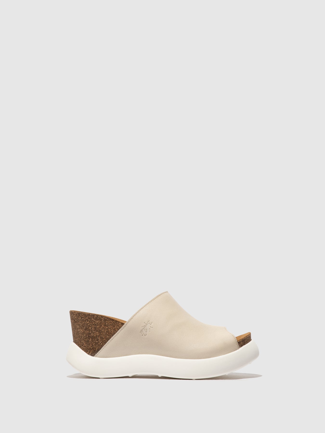 Fly London Slip-on Women's Mules Offwhite | 749320HKJ