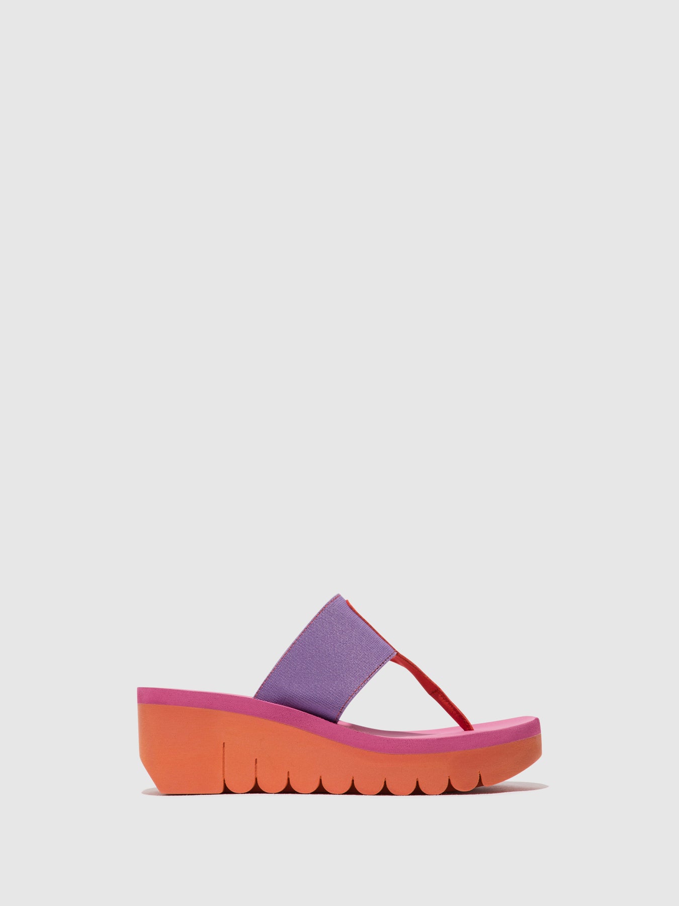 Fly London Slip-on Women's Mules Orange/Violet (Rose) | 635408HPT