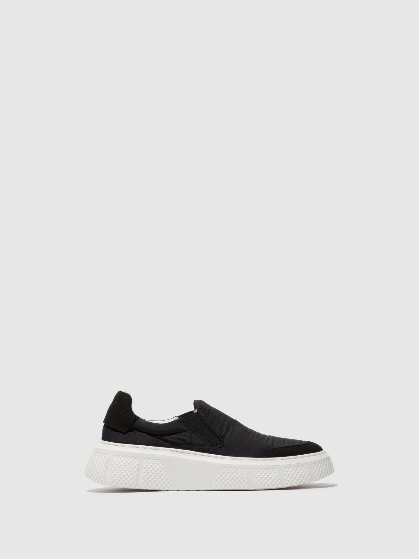 Fly London Slip-on Women's Sneakers Black | 610728DVI