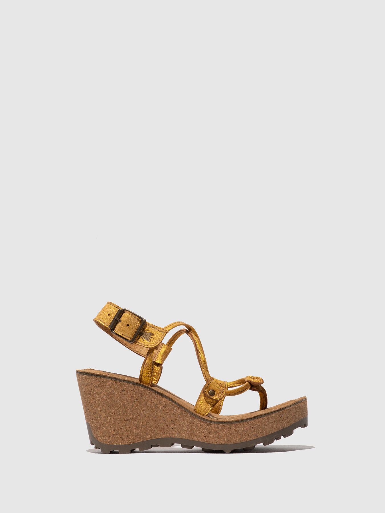 Fly London T-Strap Sandals Women's Sandals Yellow | 319265YAF