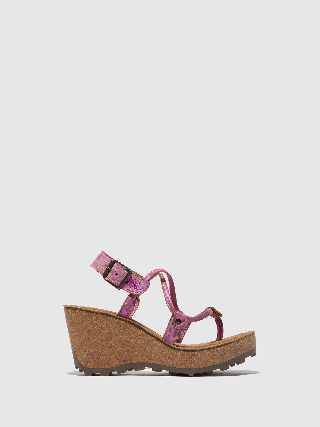 Fly London T-Strap Sandals Women's Sandals Pink | 941762GWT