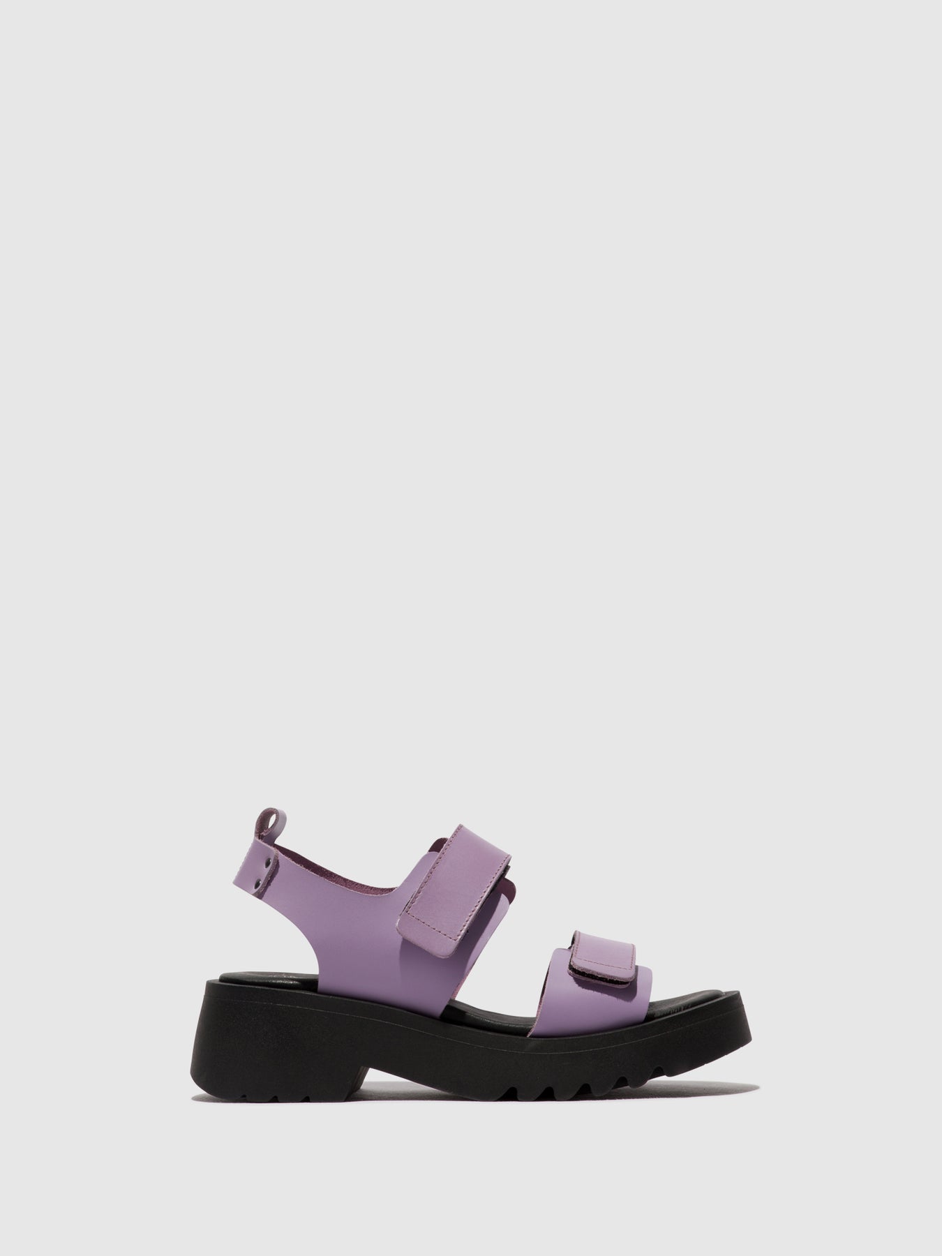 Fly London Velcro Women's Sandals Violet | 260531DPQ