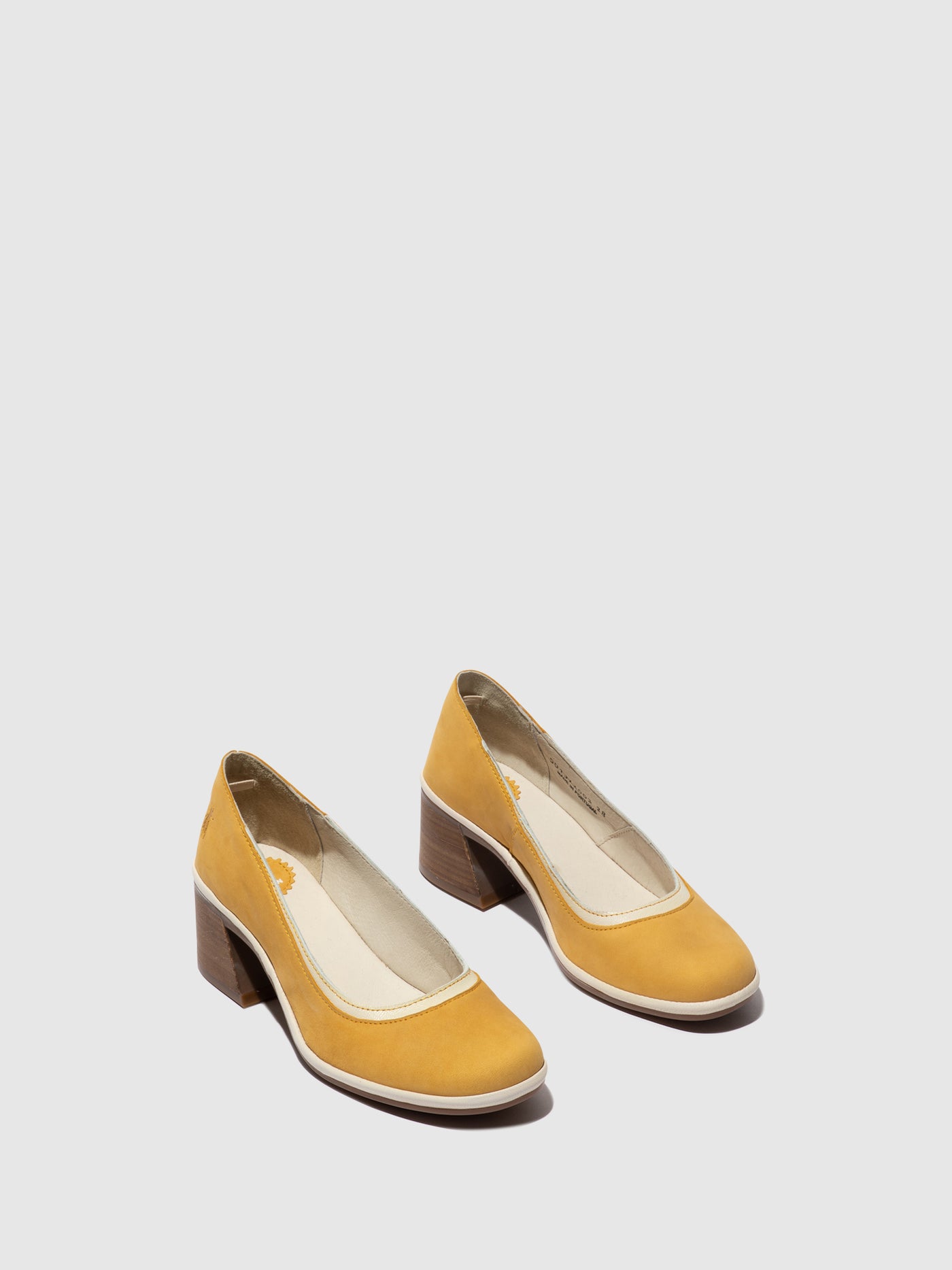 Fly London Classic Pumps Women's Pumps Bumblebee/Offwhite | 239648AXW