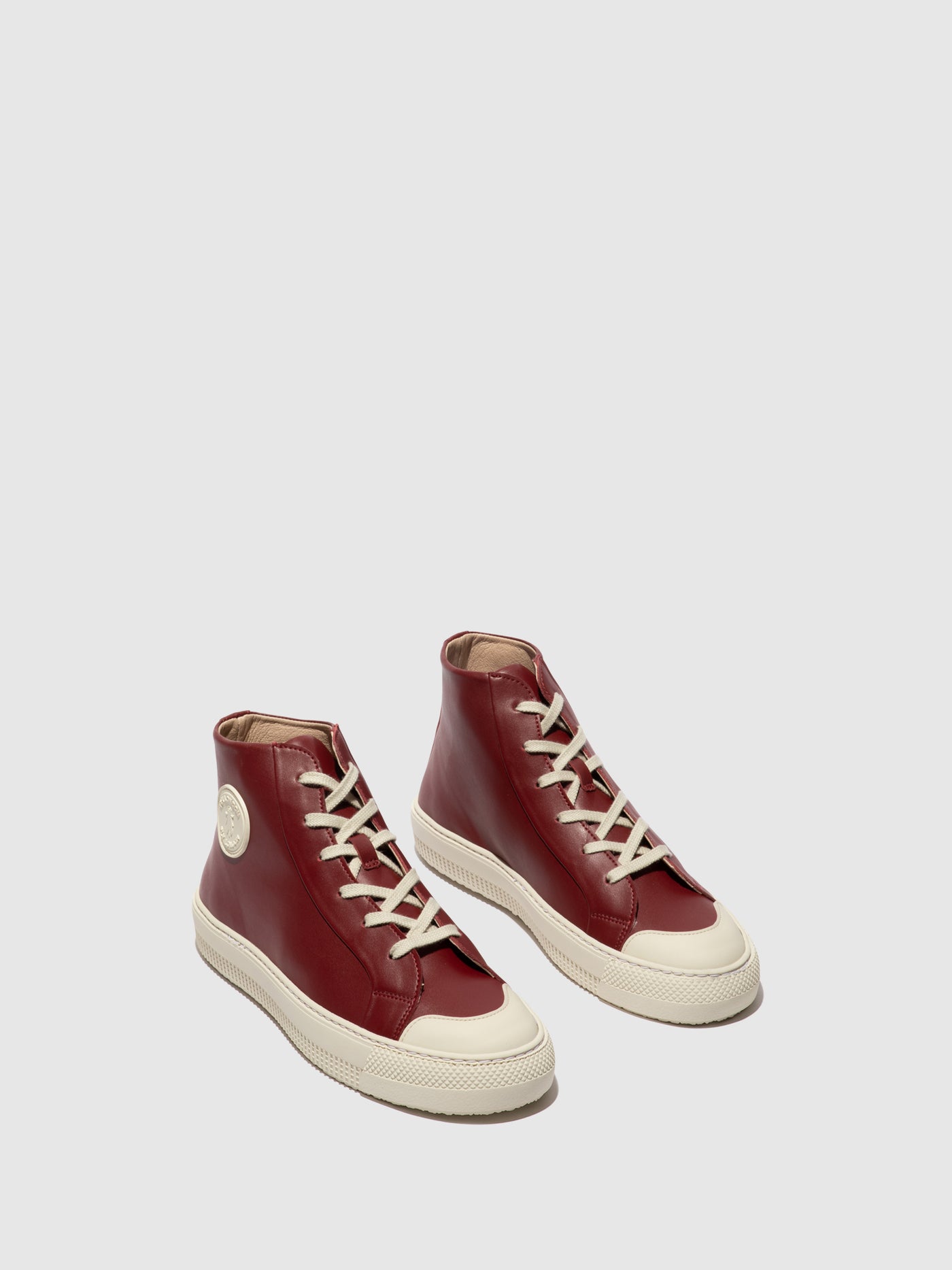 Fly London Hi-Top Women's Sneakers Bordeaux | 641509VQK