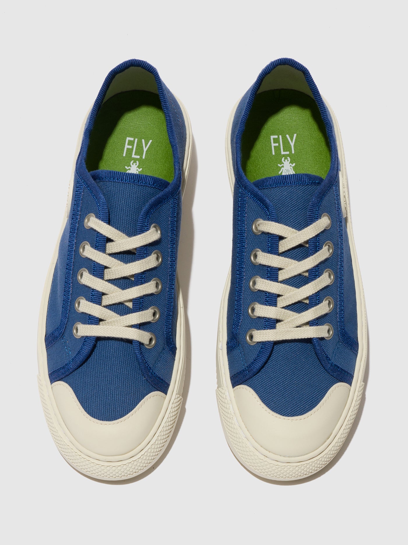 Fly London Lace-up Men's Sneakers Blue | 032758KND