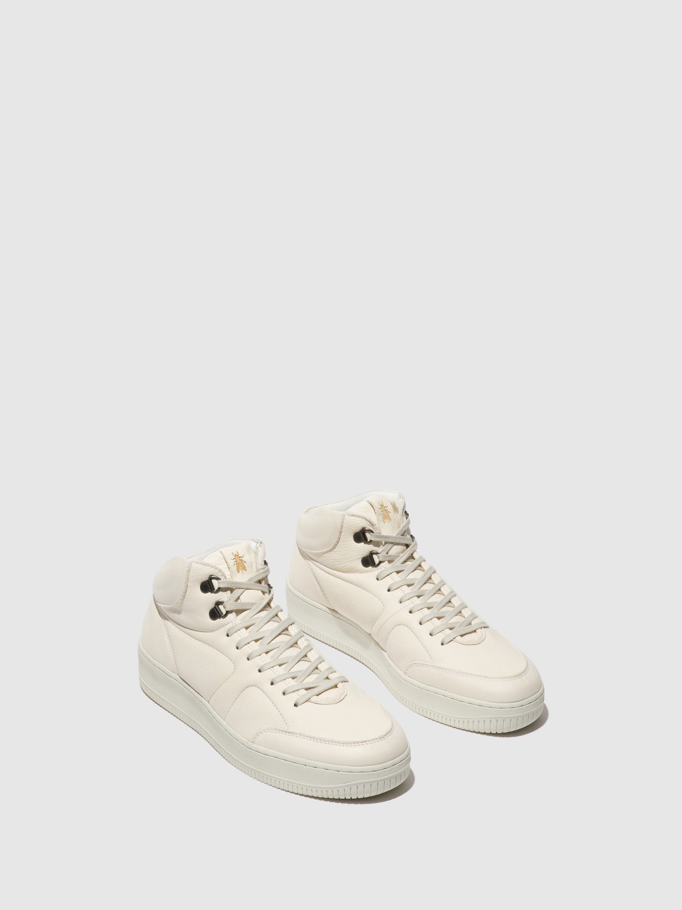 Fly London Lace-up Men's Sneakers Offwhite | 067493TRK