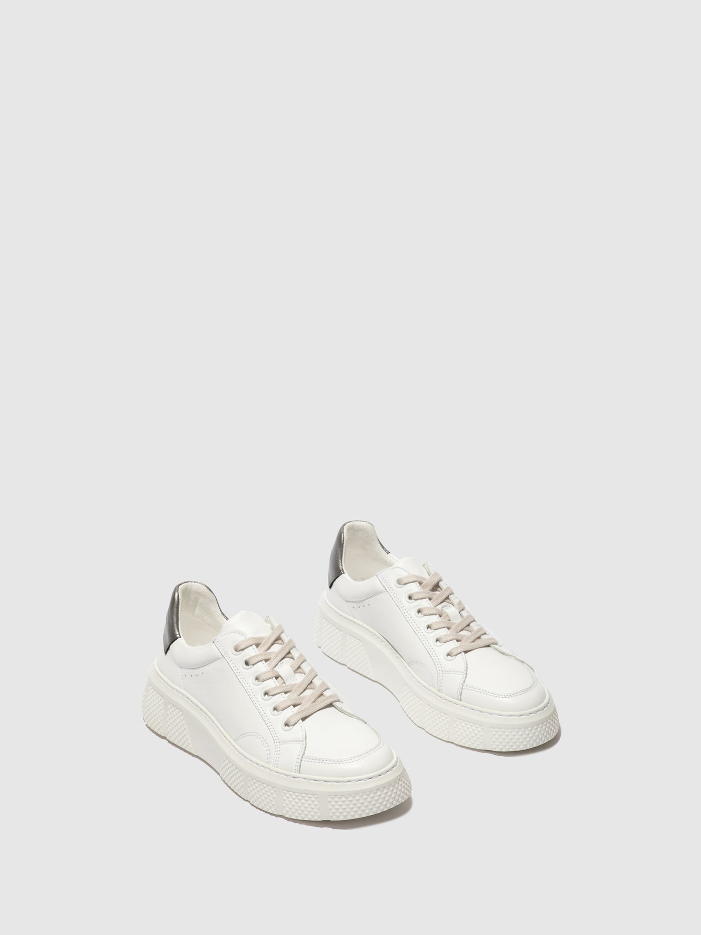 Fly London Lace-up Women's Sneakers White | 765802IKN