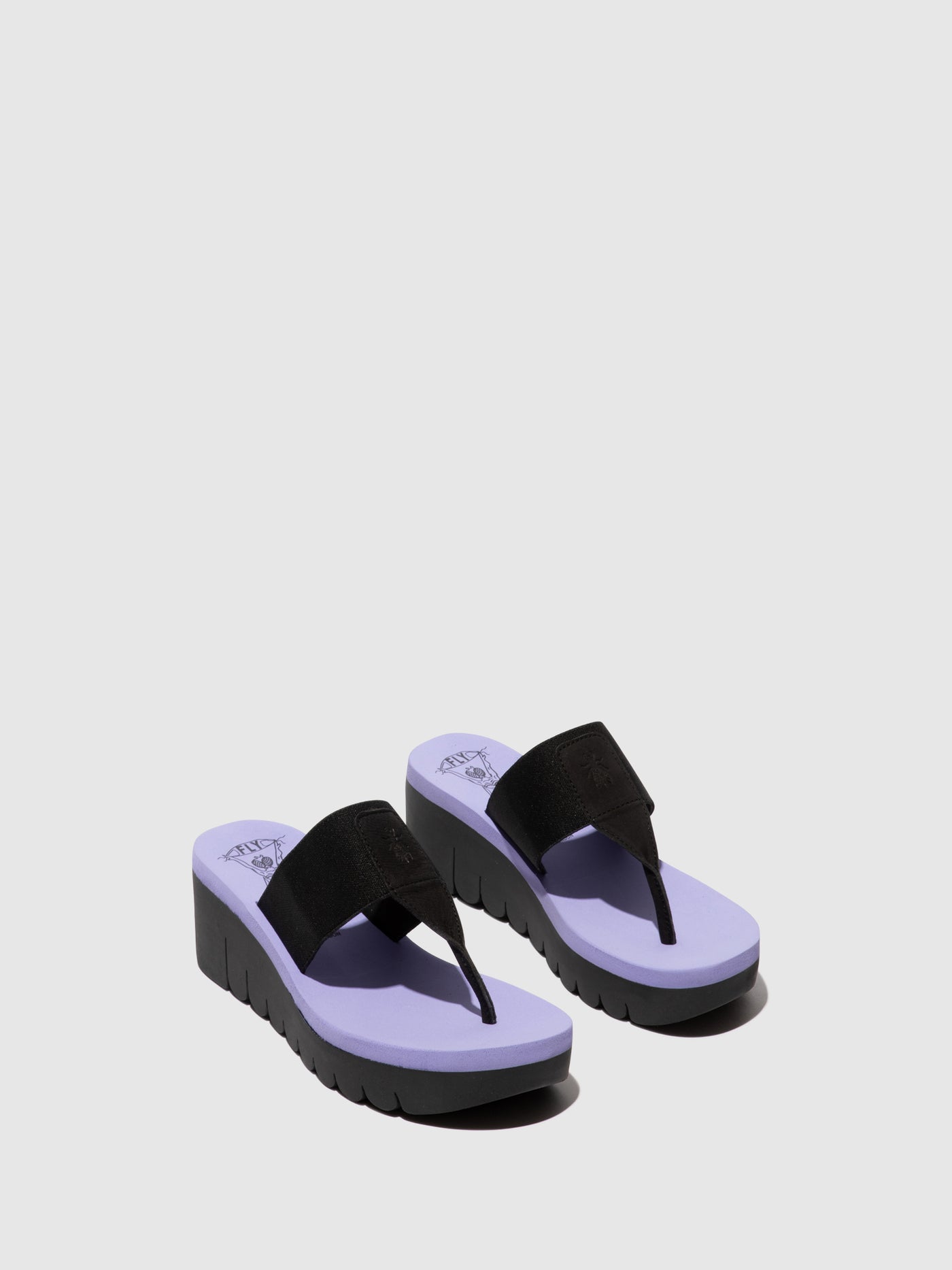 Fly London Slip-on Women's Mules Black (Viola) | 704581JYS