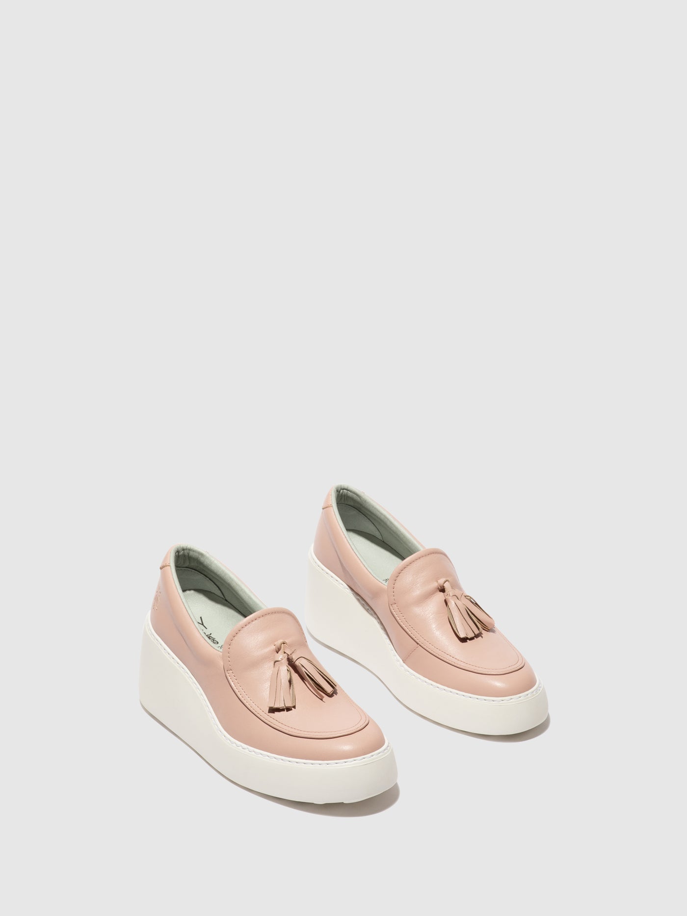 Fly London Slip-on Women's Sneakers Nude | 902768QMS